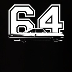 1964  GALAXIE Side View With Year Dark Shirt