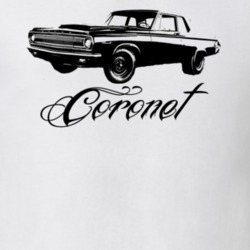 1965 DODGE CORONET 426 HEMI Side View With Model Name Light Shirt