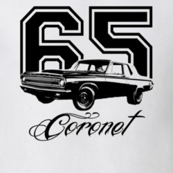 1965 DODGE CORONET 426 HEMI Side View With Year And Model Name Light S