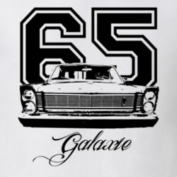 1965  GALAXIE Grill View With Year And Model Name Light Shirt