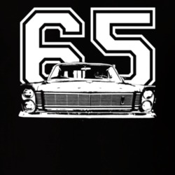 1965  GALAXIE Grill View With Year Dark Shirt
