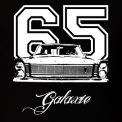 1965  GALAXIE Grill View With Year And Model Name Dark Shirt