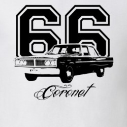1966 DODGE CORONET 426 HEMI Grill View With Year And Model Name Light 