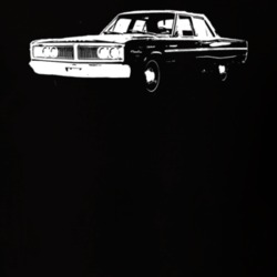 1966 DODGE CORONET 426 HEMI Grill View Dark Shirt