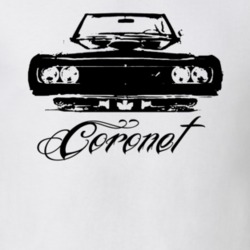 1968 DODGE CORONET 426 HEMI Grill With Model Name Light Shirt