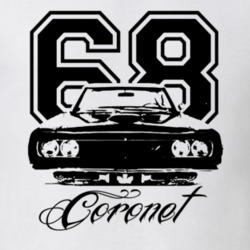 1968 DODGE CORONET 426 HEMI Grill View With Year And Model Name Light 