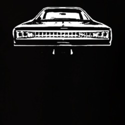1968 DODGE CORONET 426 HEMI Rear View Dark Shirt