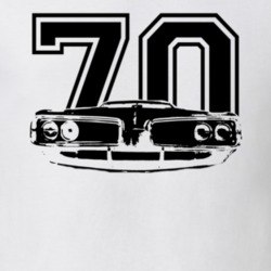 1970 DODGE CORONET 426 HEMI Grill View With Year Light Shirt
