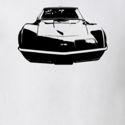 1971 Corvette Grill Veiw Light T Shirt