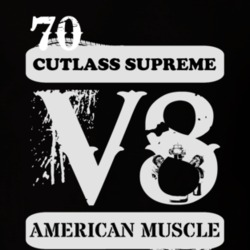1970 CUTLASS SUPREME American Muscle V8 Car Lover T Shirt
