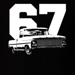 1967 F-150 Side View Year Dark Shirt