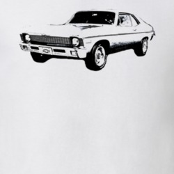 1970 Chevrolet Nova Side View Light Shirt