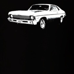 1970 Chevrolet Nova Side View Dark Shirt