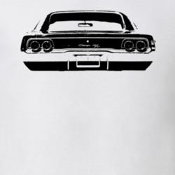 1968 DODGE CHARGER RT Rear View Light Shirt
