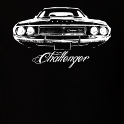 1970 DODGE CHALLENGER Grill RT View With Model Name Dark Shirt