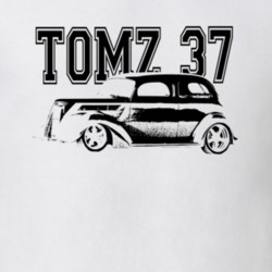 1937 Slantback Side Custom TOMZ 37 On Back T Shirt
