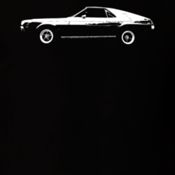 1969 AMC AMX Side View Dark T Shirt
