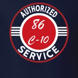 1986 Chevy C-10 Authorized Service T Shirt