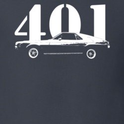 1969 AMC AMX Side View With 401 Dark Shirt