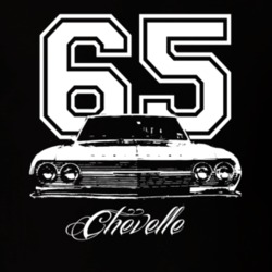 1965 CHEVELLE Grill View Model Year Dark Shirt