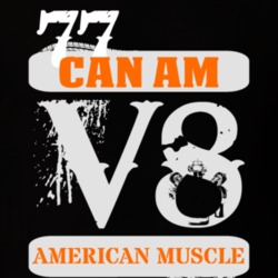 1977 PONTIAC CAN AM American Muscle V8 Car Lover T Shirt Orange Print