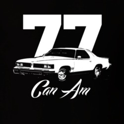 1977PONTIAC CAN AM Side View Year Model Dark Shirt