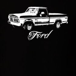 1973  F100 Side View Model Dark Shirt