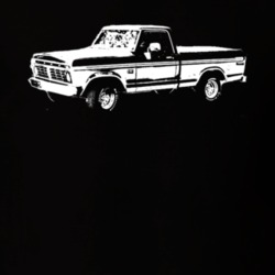 1973  F100 Side View Dark Shirt