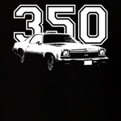 1973 Chevelle Side Engine Dark Shirt