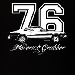 1976  MAVERICK GRABBER Side Year Model Dark Shirt