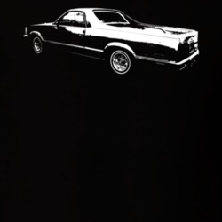 1981 Chevrolet  El Camino Side Dark Shirt