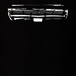1968 Chevy Impala Grill Headlight View White Graphic T Shirt