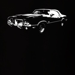 1971 OLDSMOBILE 442 Side Dark T Shirt