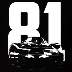 1981 Corvette Grill Year Dark Shirt