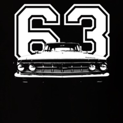1963 MERCURY MARAUDER Grill Year Dark T Shirt