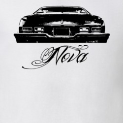 1973 Chevy Nova Faded Look Rear View Model Light Shirt