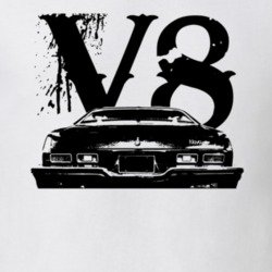 1973 Chevy Nova Faded Look Rear View V8 Light Shirt