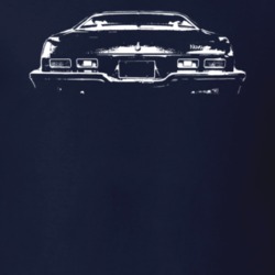 1973 Chevy Nova Faded Look Rear View Dark Shirt