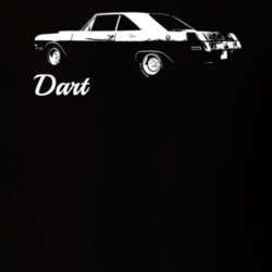 1970 Dodge Dart Side View Model Dark Shirt