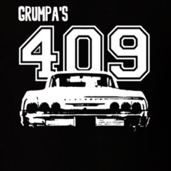 Grunpa's Custom 409 Impala Rear View T Shirt