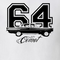 1964 Mercury Comet Side Year Model Light Shirt