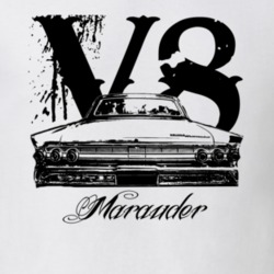 1963 Mercury Marauder Rear V8 Model Light Shirt