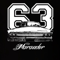 1963 Mercury Marauder Rear Year Model Dark Shirt