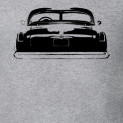 1956 Kaiser Manhattan Rear View Faded Look Light Shirt
