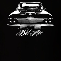 1962 Chevrolet Bel Air Grill View Model Dark Shirt