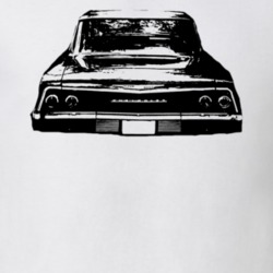 1962 Chevrolet Bel Air Rear View Light Shirt