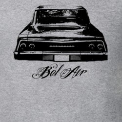 1962 Chevrolet Bel Air Rear View Model Light Shirt
