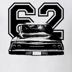 1962 Chevrolet Bel Air Rear View Year Light Shirt