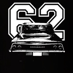 1962 Chevrolet Bel Air Rear View Year Dark Shirt