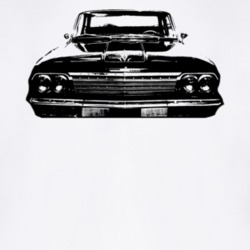1962 Chevrolet Bel Air Grill View Light Shirt